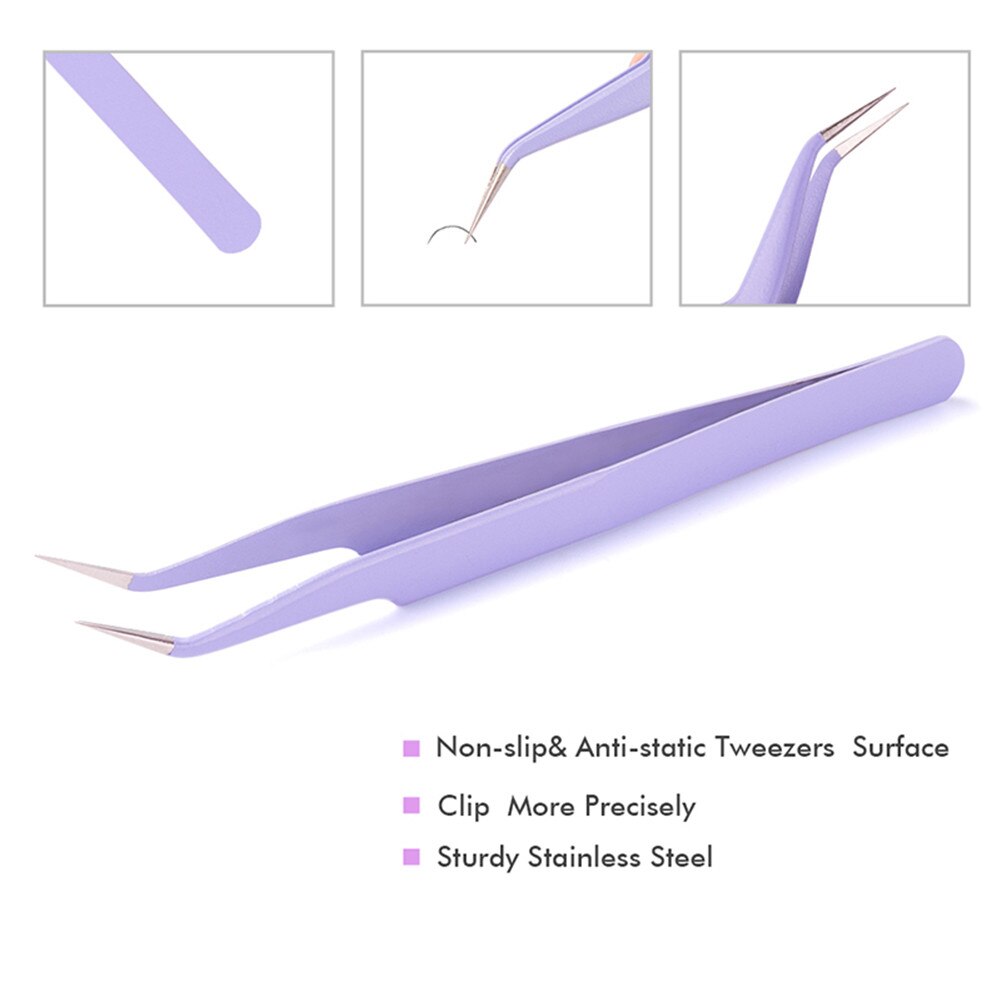 Eyelash Tweezers Curved and Straight