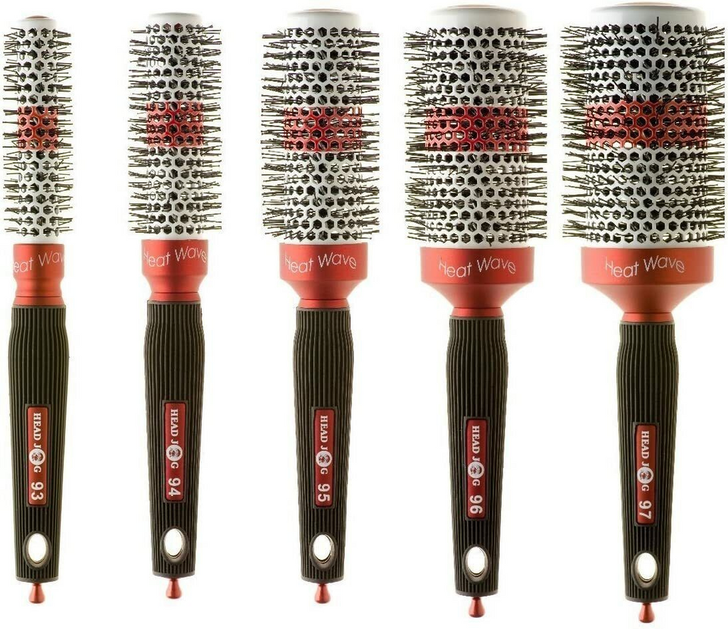 Head Jog Heat Wave Ceramic Brush- Multi Sizes