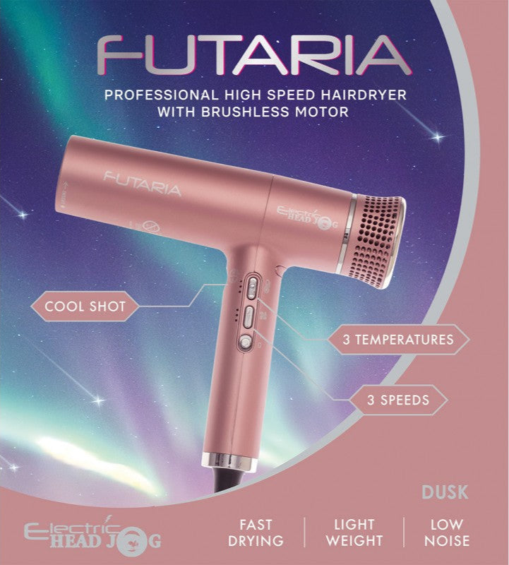 Electric Head Jog Futaria Next Gen Hairdryer in Dusk