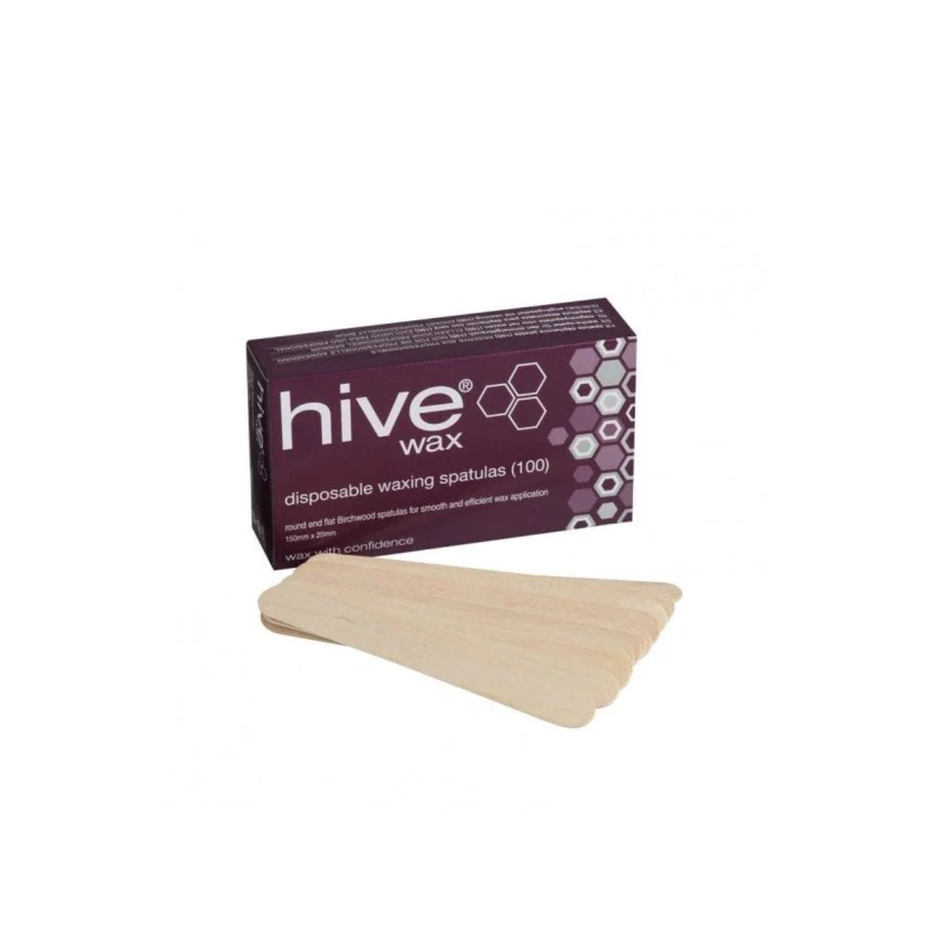 Hive Wooden Wax Spatulas 100