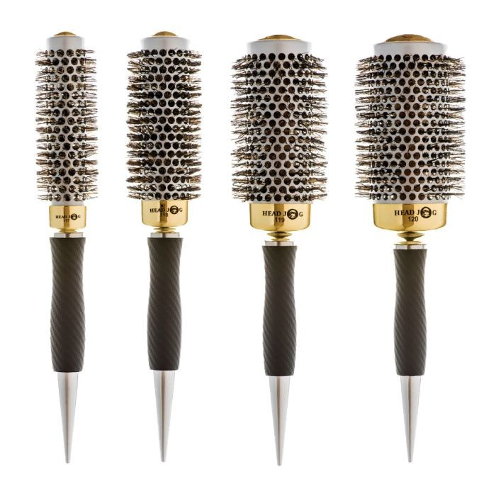Head Jog Gold Thermal Ceramic Brush Multiple Size