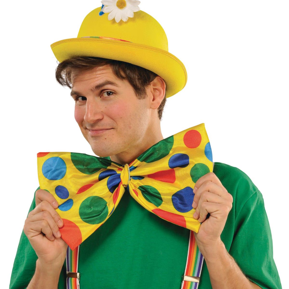Jumbo Spotty Clown Bow Tie