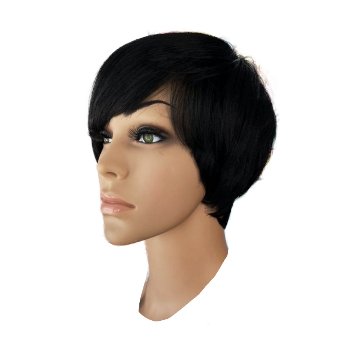 Short Heat Fibre Monofilament Wig