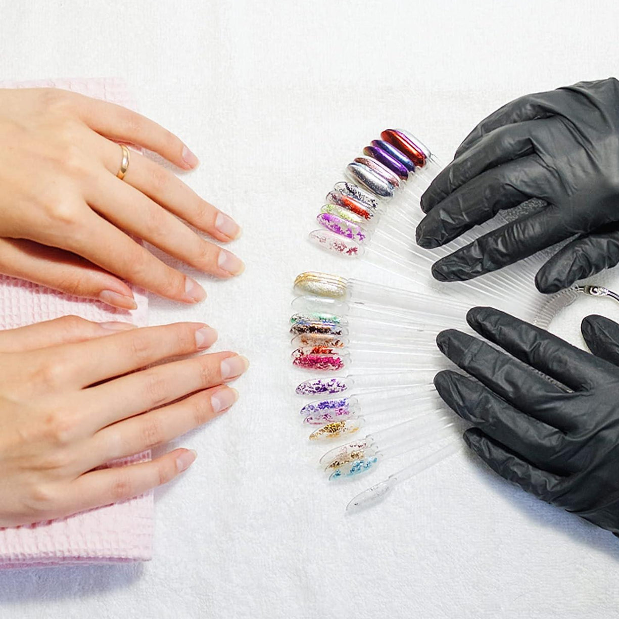Nail Colour Swatch Ring