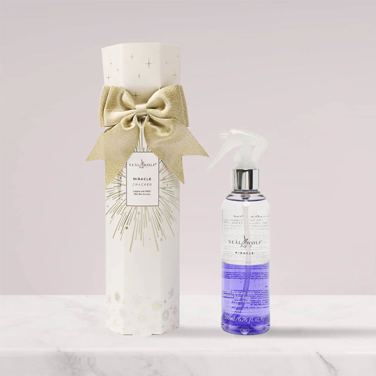 Neal and Wolf MIRACLE Rapid Blow-dry Mist Cracker + FREE Hair Bow Accessory