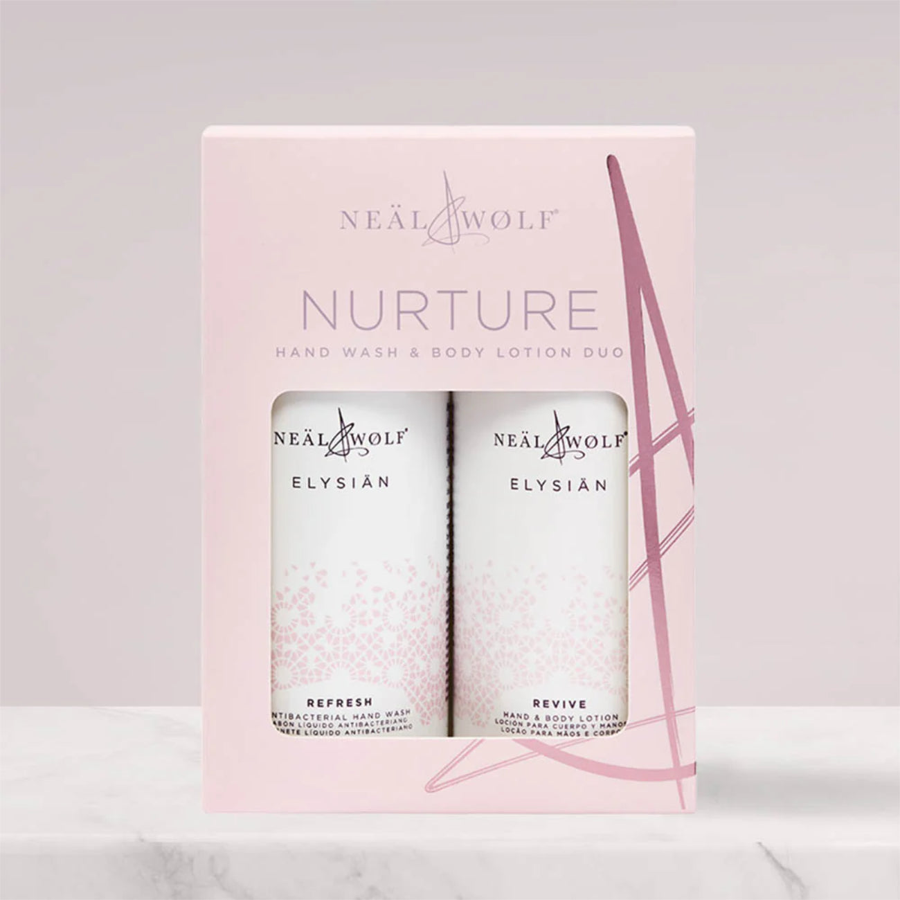 Neal and Wolf NURTURE Elysian Collection Hand Wash & Lotion Gift Set