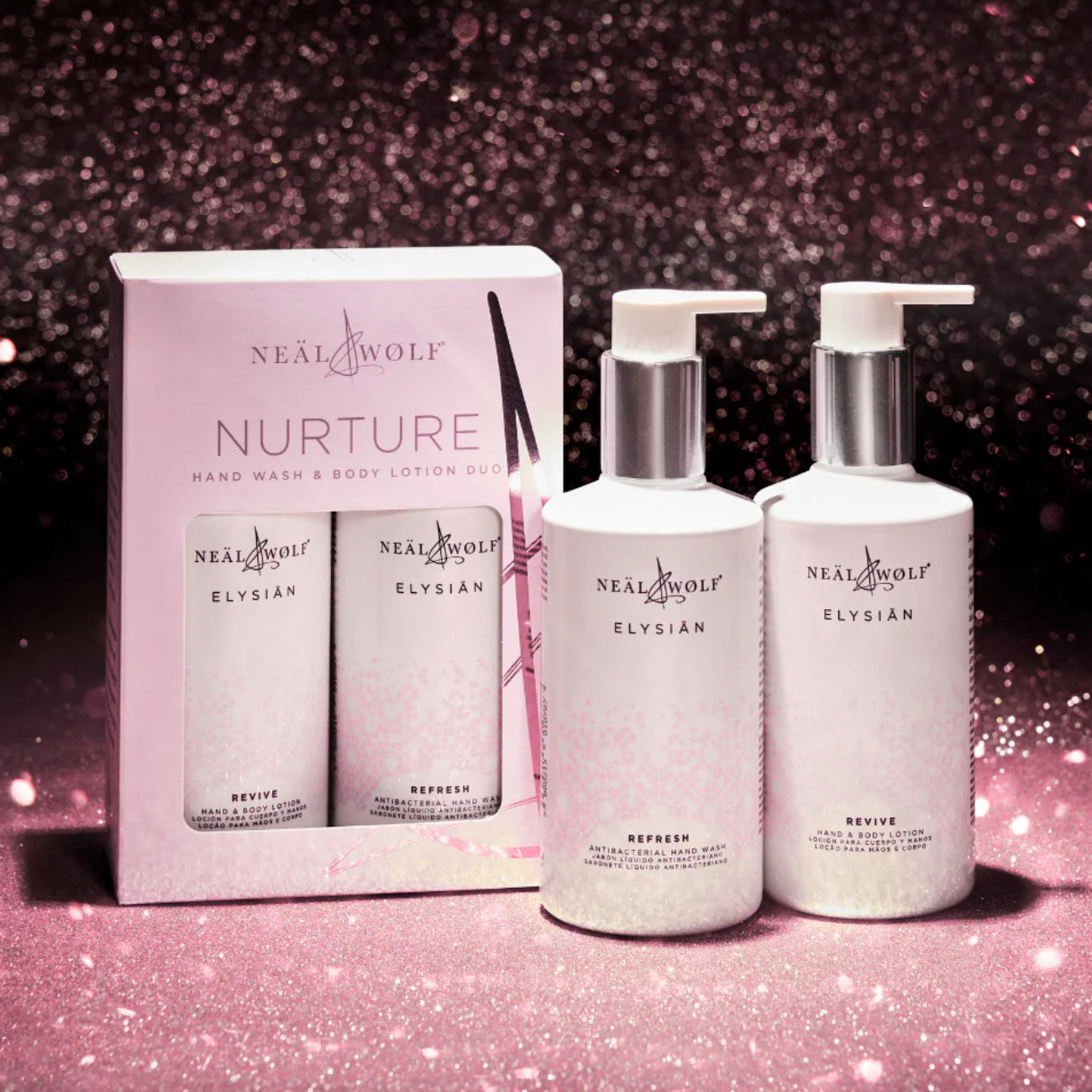 Neal and Wolf NURTURE Elysian Collection Hand Wash & Lotion Gift Set