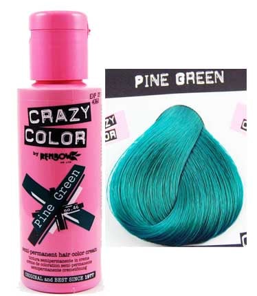Crazy Colour Semi Permanent Hair Colour Various Shades Vibrant Hair Dye