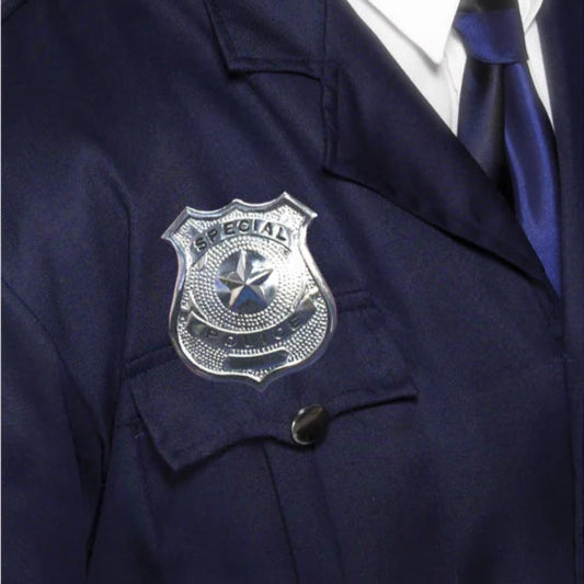 Smiffys Metal Police Badge