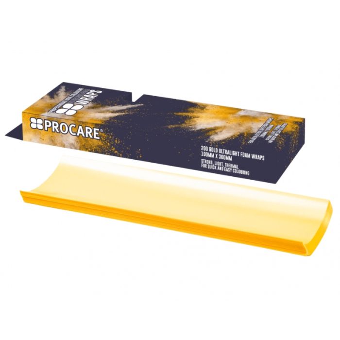 Procare Ultralight Foam Wraps 30cm 200pk - Gold