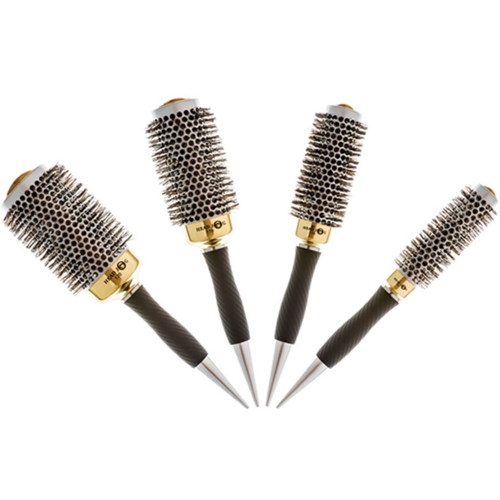 Head Jog Gold Thermal Ceramic Brush Multiple Size