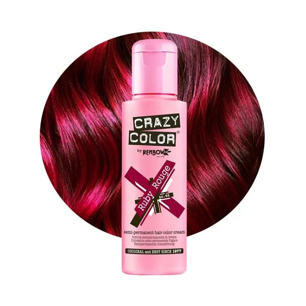 Crazy Color Semi Permanent Hair Colour Various Shades Vibrant Hair Dye