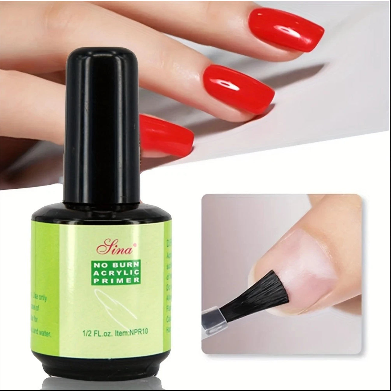 Sina No Burn Acrylic Primer Nail Primer Dehydrator