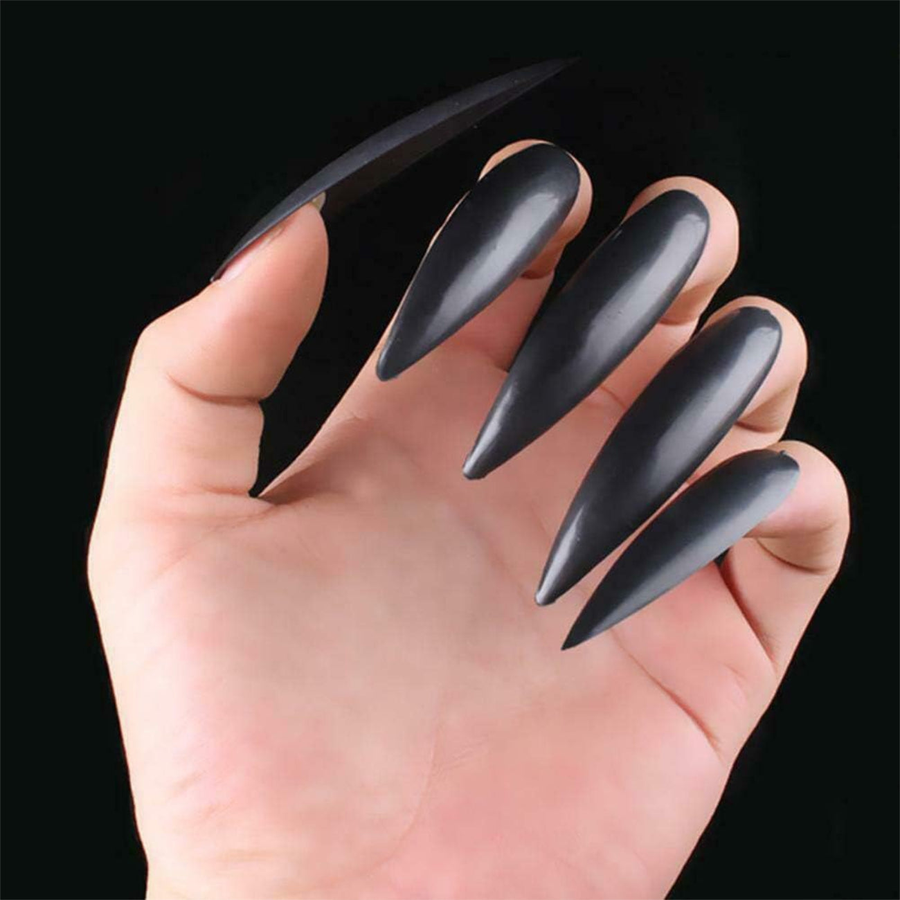 Scream Machine Black Talons Nails