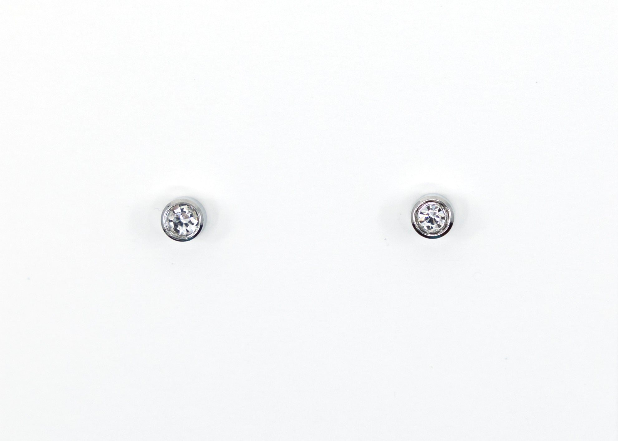 Boxed Studs : CZ Round Studs