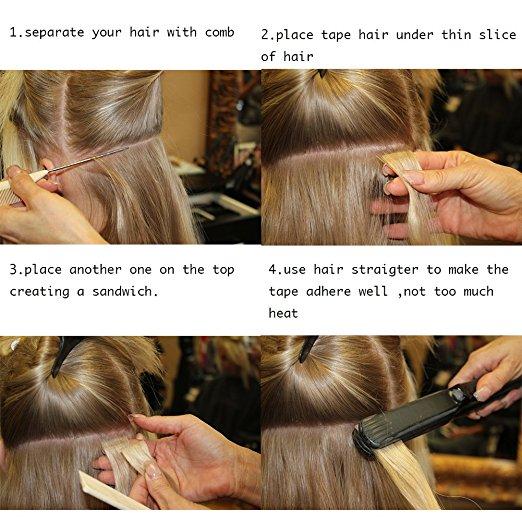 16'' Tape hair Extensions - beauty spot warehouse