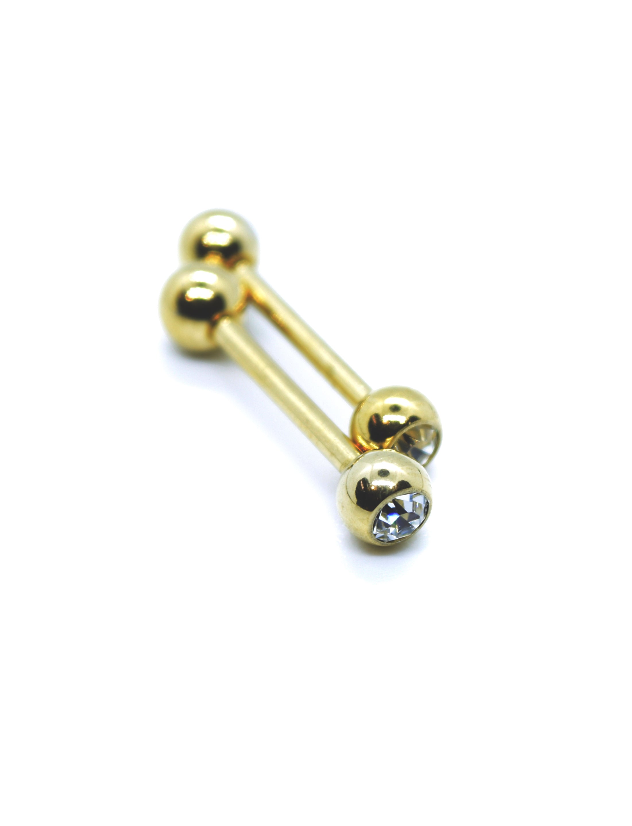 Duo Gold Plated Tongue Bars