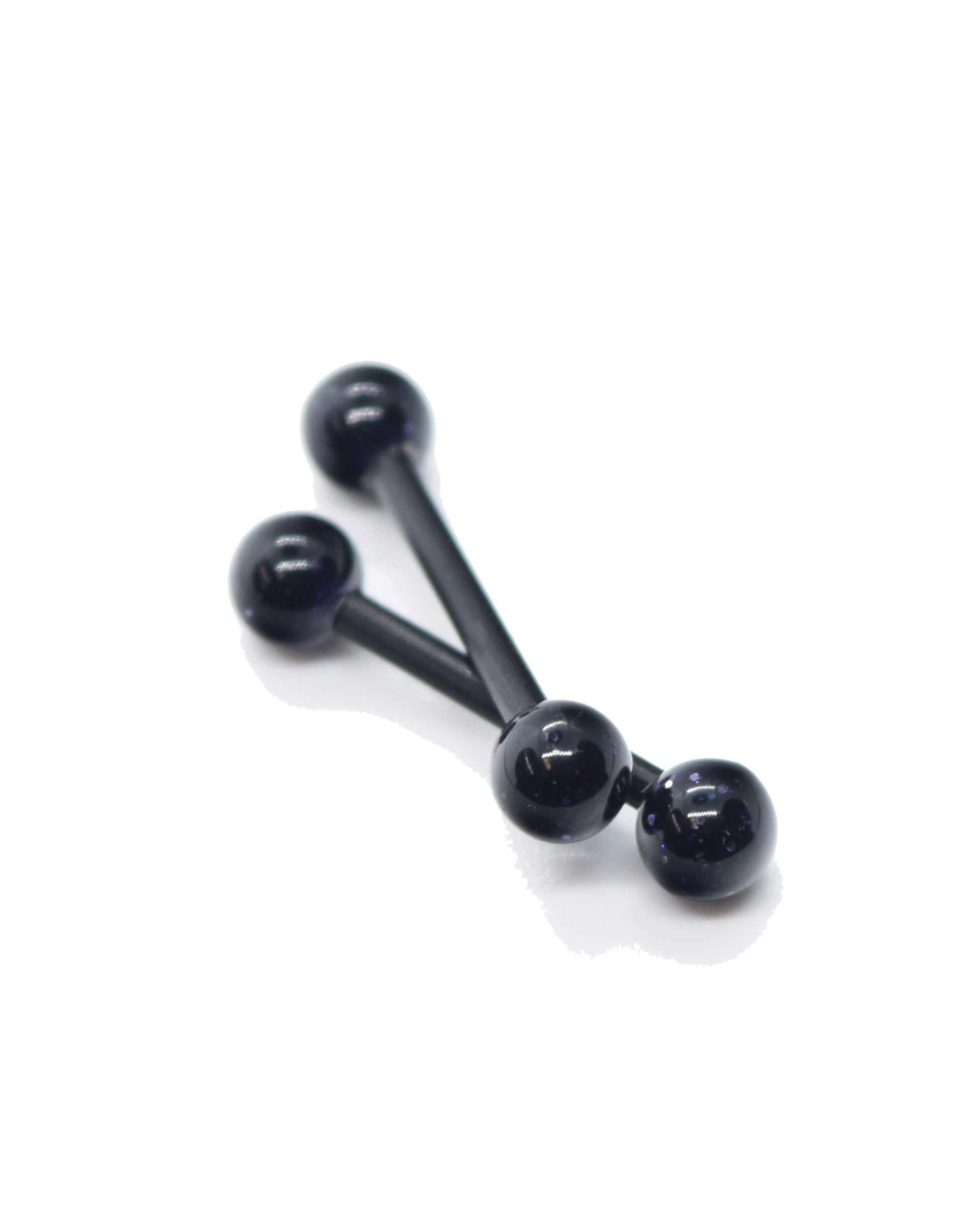 Duo Black Bioflex Tongue Bars