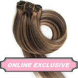 16" human hair Hair Box Clip In Extensions **Massively reduced due to limited range available - beauty spot warehouse
