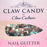 Nail Glitter Silver Disco - beauty spot warehouse