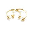 Horse shoe : 1.2 gold plated spikes