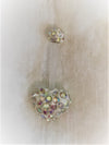Flexi plastic love heart 12mm belly bar (also available in maternity) NA98/NA99 - beauty spot warehouse