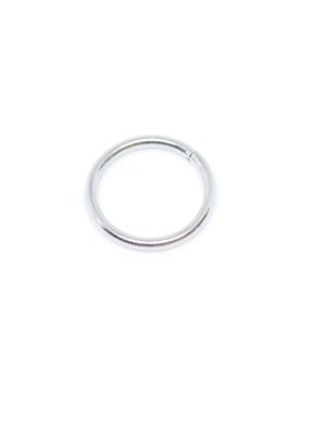 Single Nose Ring : Available in silver, gold or black