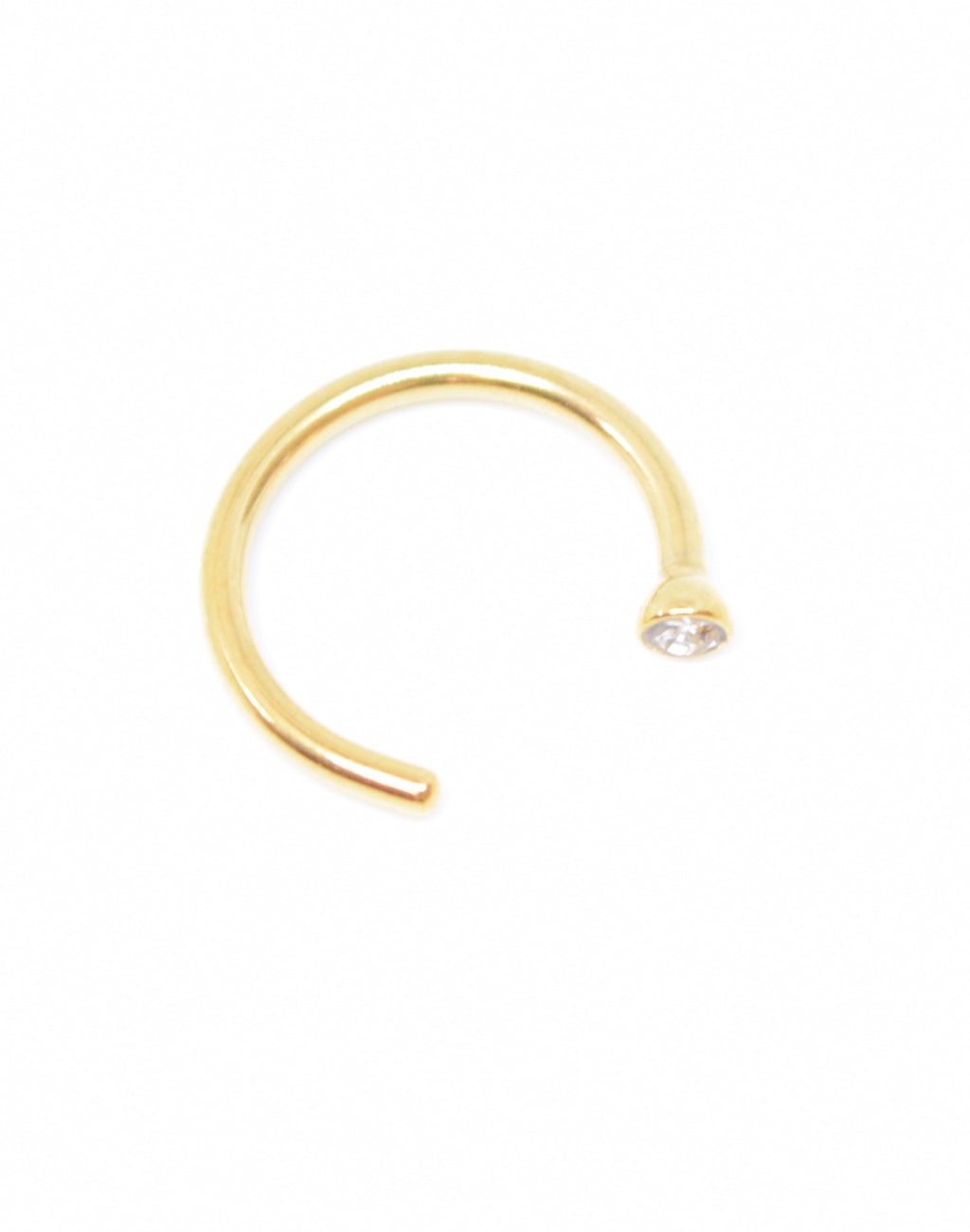 Floating Nose Ring : Silver/ Gold/ Black