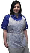 Disposable White Aprons - Pack of 100
