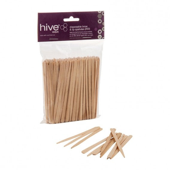 Hive brow and lip spatulas - beauty spot warehouse