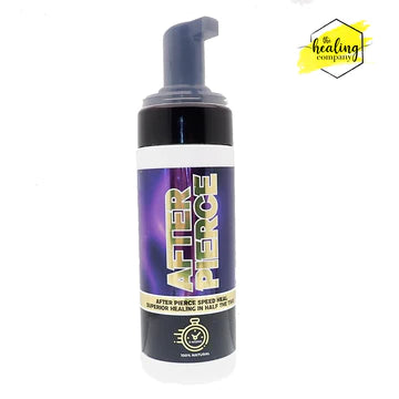 After Pierce Foam Aftercare Piercing Foam Healing and Ear & Nose All Piercing Care 100ml