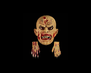 Halloween : Latex Zombie mask with hands
