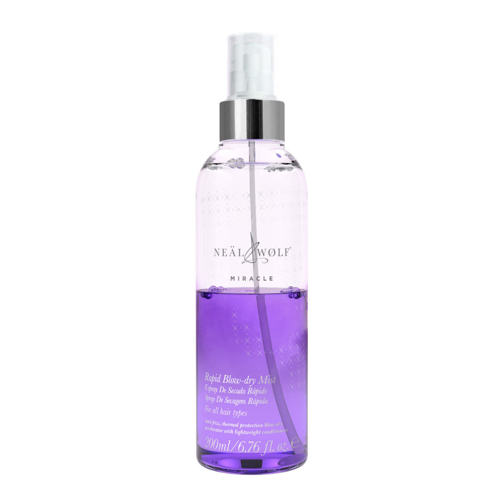 Neal & Wolf Miracle spray 200ml Rapid Blow Dry Mist - beauty spot warehouse