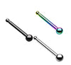 Stainless Steel Nose Pin Titanium Plated Tiny Barbell - beauty spot warehouse