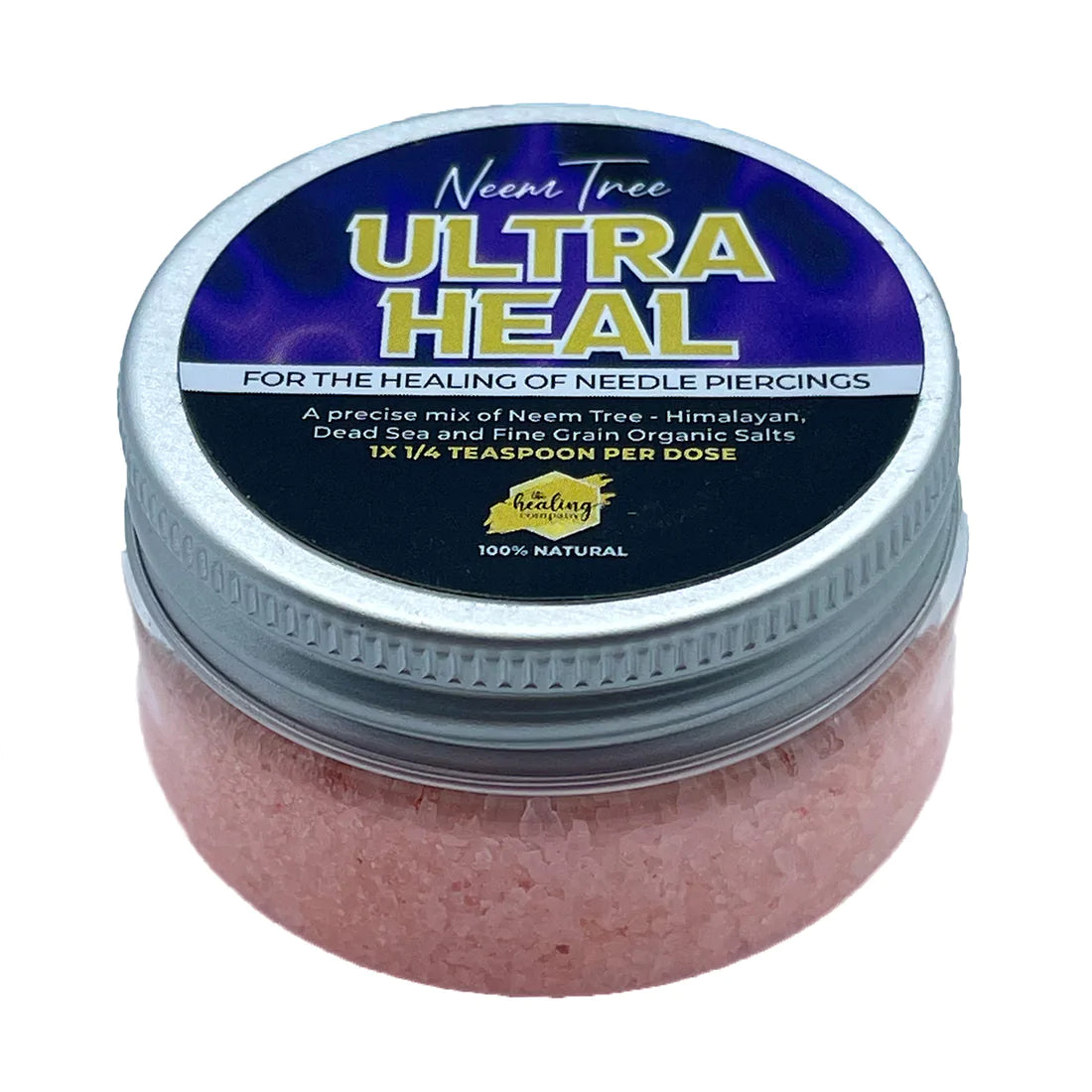 Neem Ultra Heal Salt After Piercing Healing Salt Himalayan & Dead Sea Salt