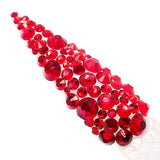 Red  Genuine Italian Cristallo nail stones - beauty spot warehouse