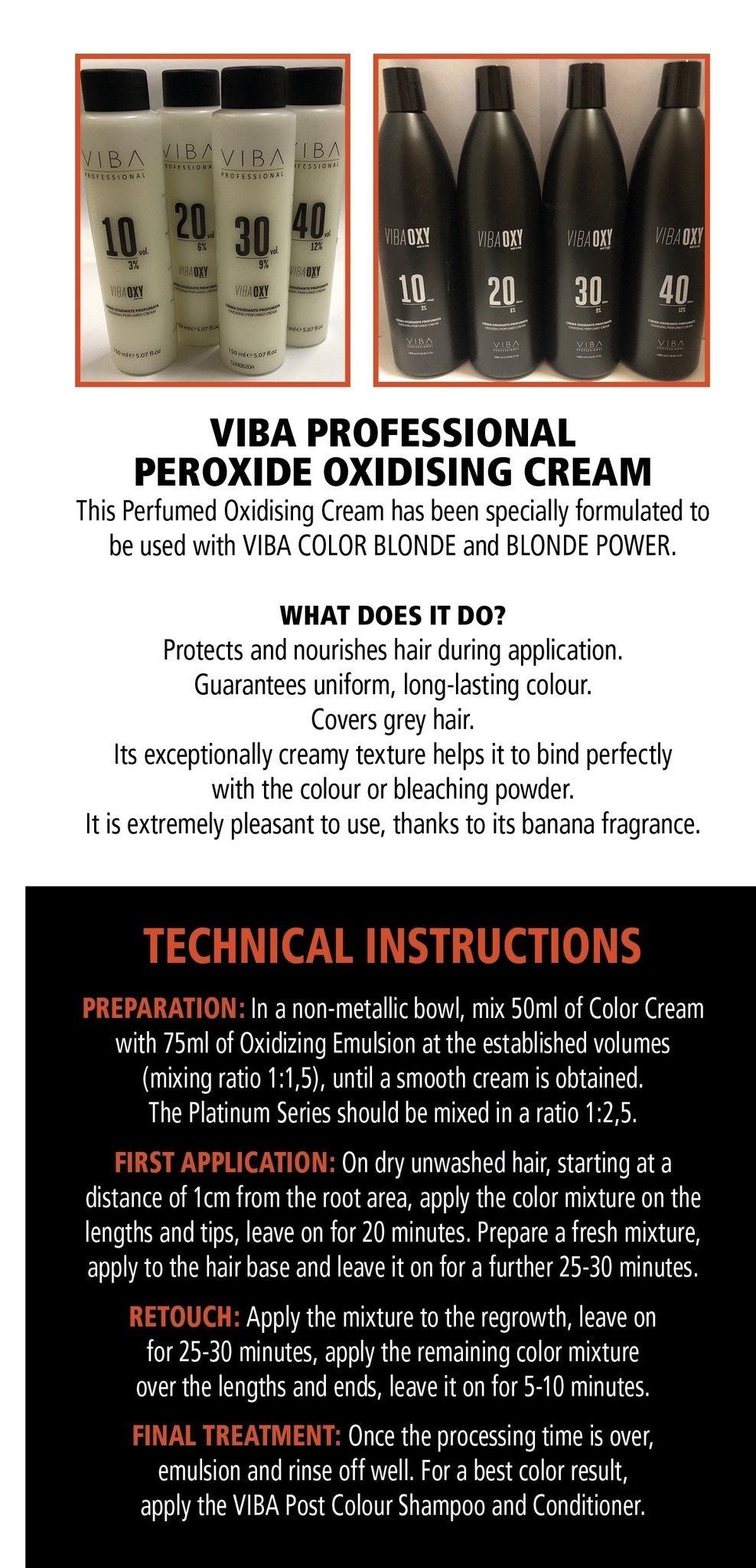 Viba Professional Hair Colour - 100ml tubes  fantastic coverage - beauty spot warehouse