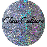 Nail Glitter Sassy Silver - beauty spot warehouse
